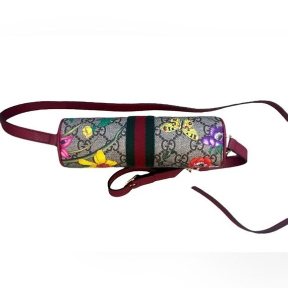 Gucci Flora Ophidia Crossbody Bag Full Set in Red - Picture 5 of 6